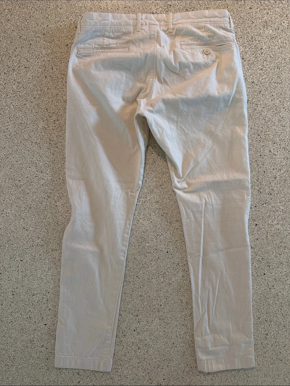 J. Crew Men's 484 White Ecru Chino Pants 31 x 31